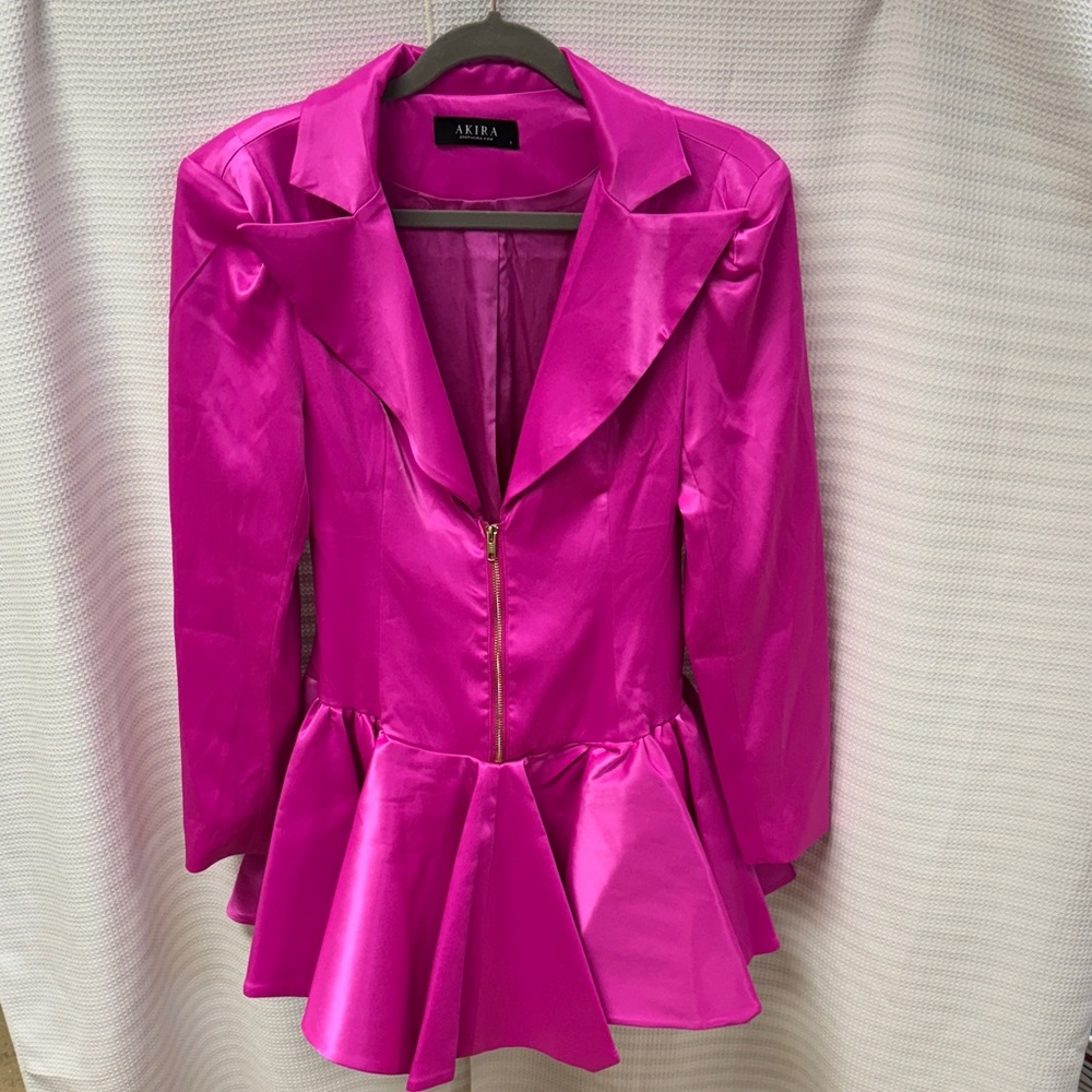 AKIRA Fuchsia Mini Dress